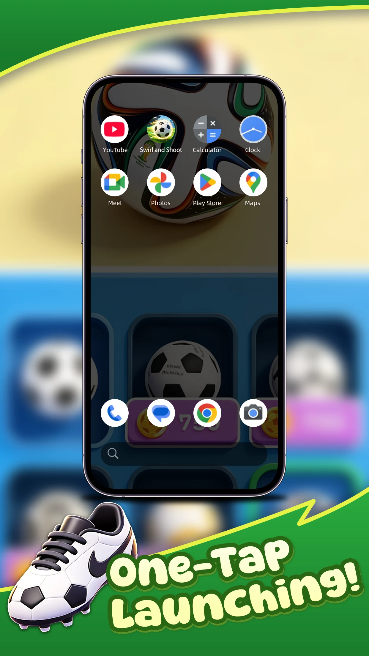 Swirl and Shoot Launcher screenshot